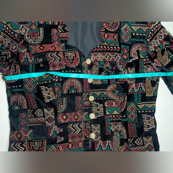 Vintage Tapestry Embroidered Avant Garde Blazer Jacket - Picture 6 of 13